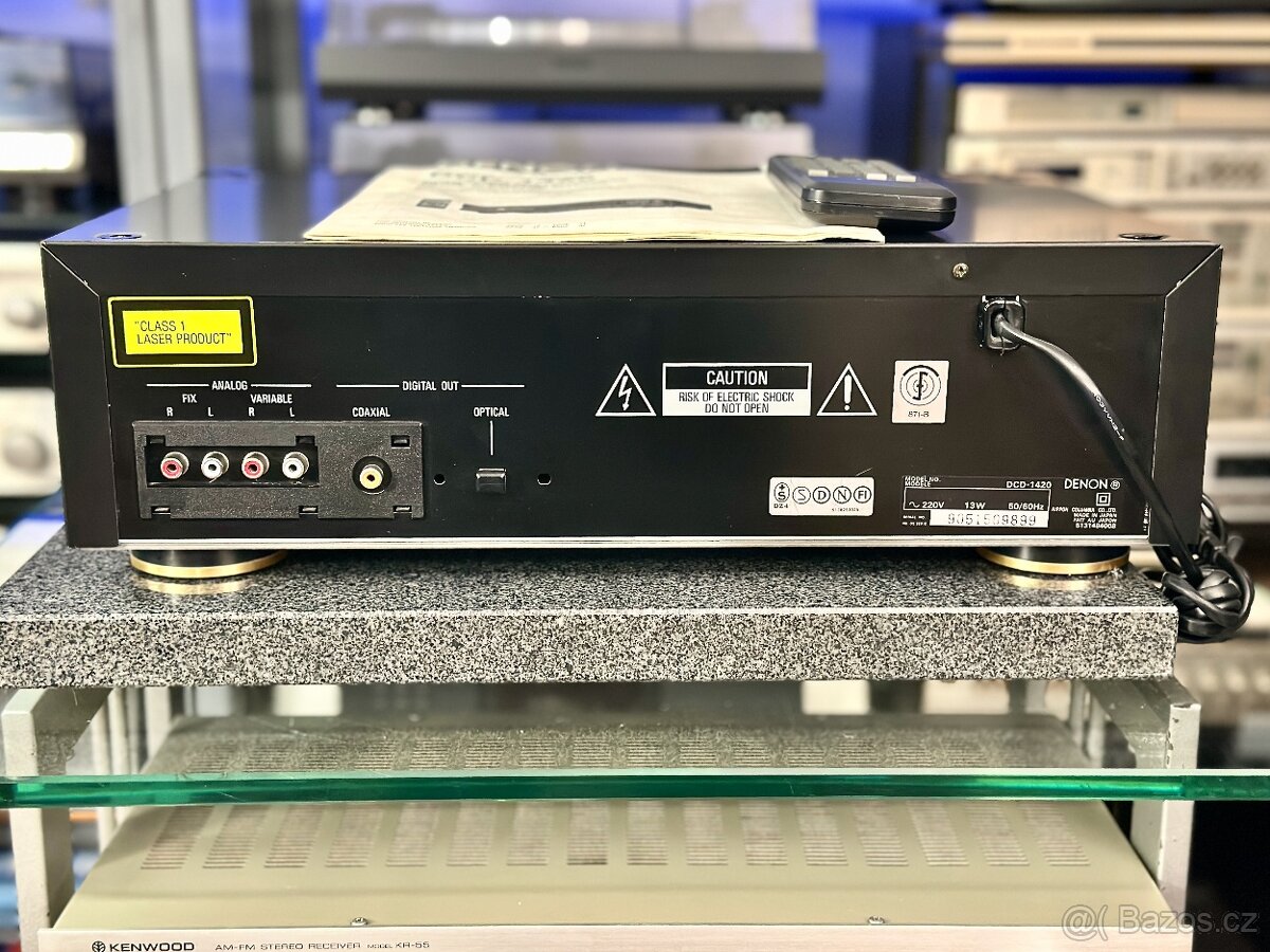 DENON DCD-1420 (r.1989) dálka, manuál, pěkný stav - 8