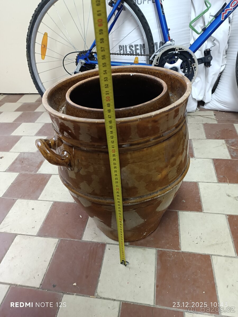 Zelák , keramický sud na zelí 30l - 8