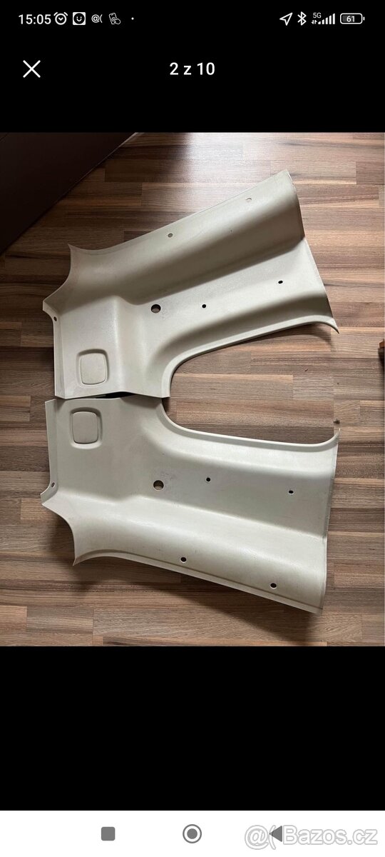 VW Caddy maxi interiérové plasty,stropnice - 8