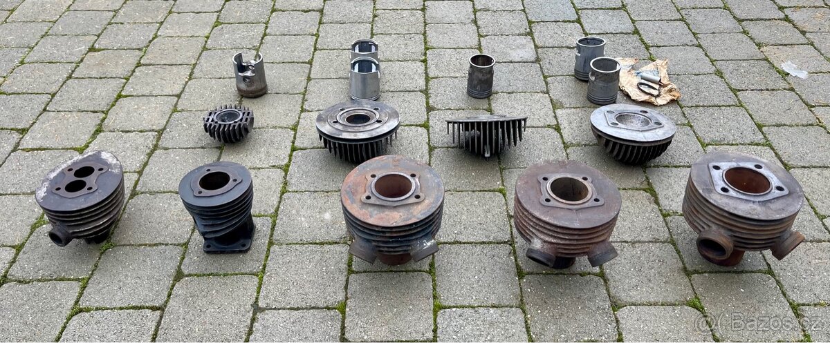 Jawa perak, Robot - válce a písty - 8