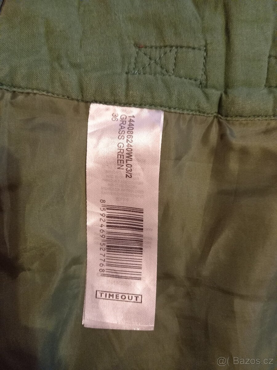 Vlněná zelená sukně Timeout vel.36 - 8