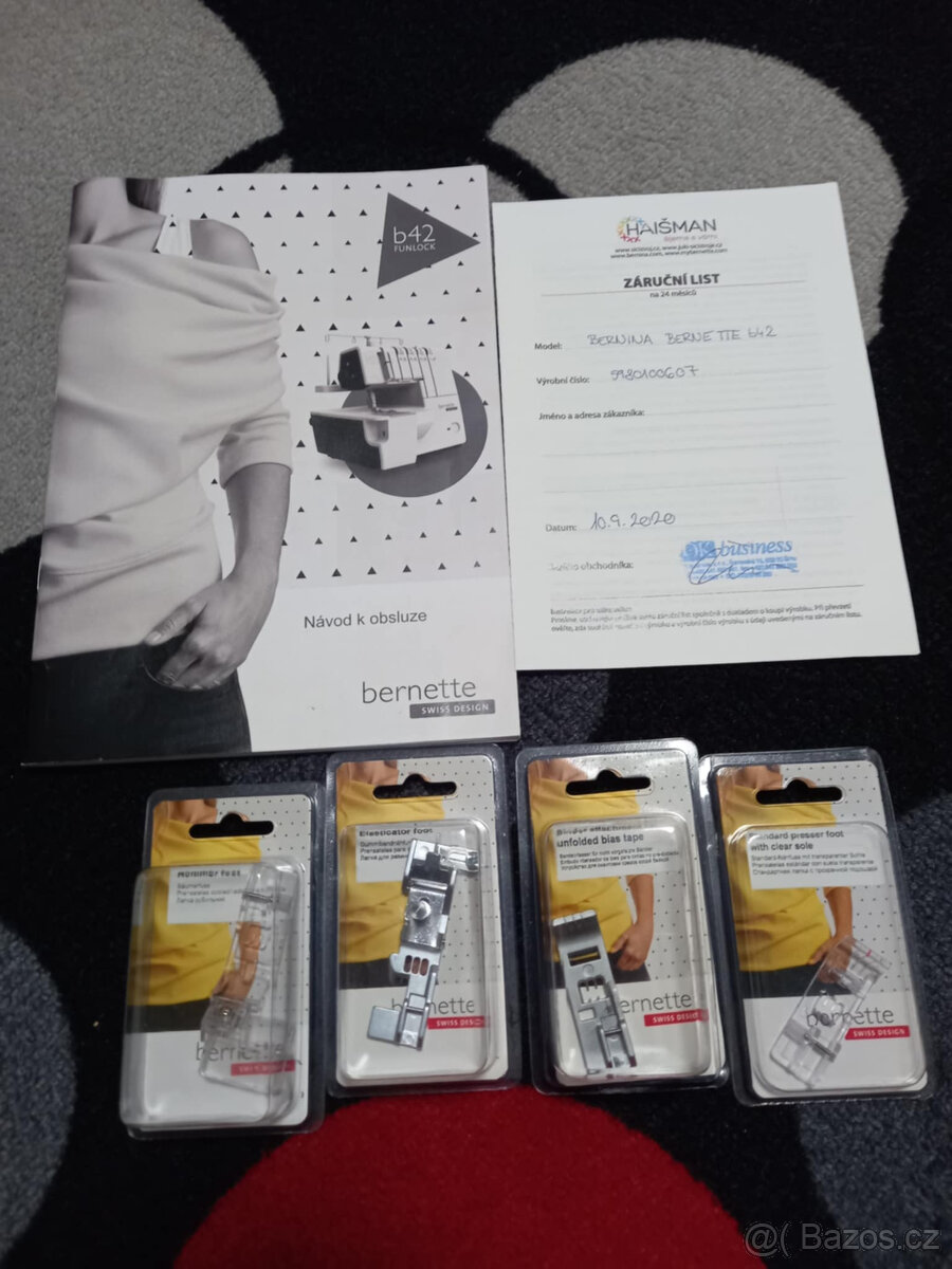 Šicí stroj Coverlock Bernette b42 Funlock - 8