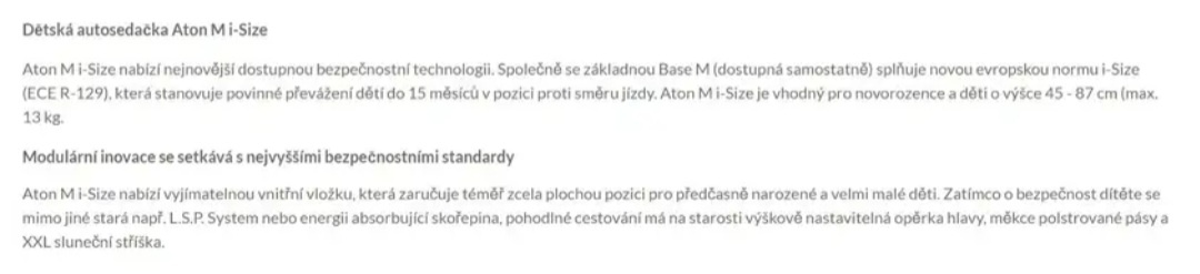 Autosedačka Cybex Aton M i-size - 8