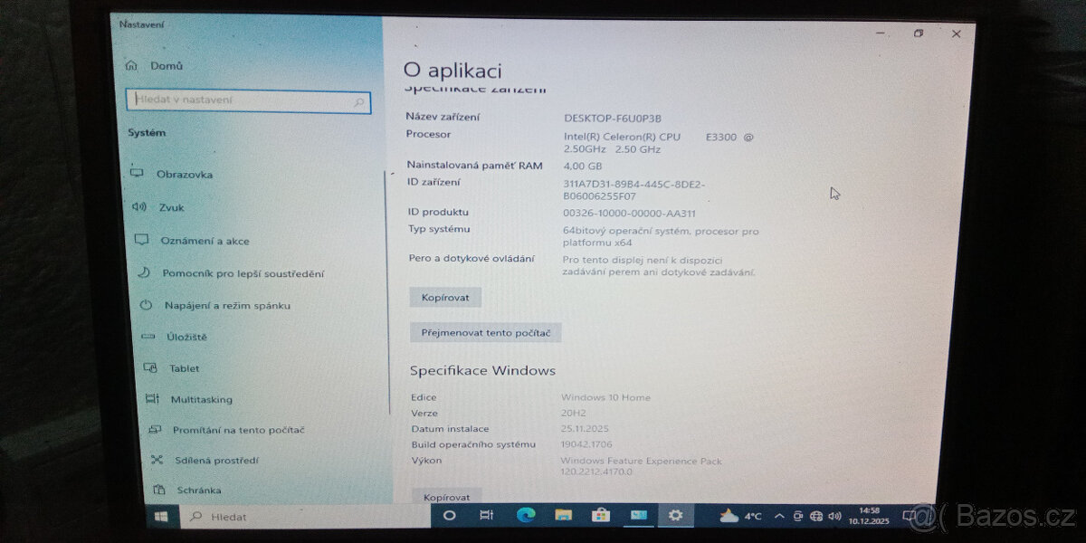 Stolní počítač Lenovo ThinkCentre M58e - 8