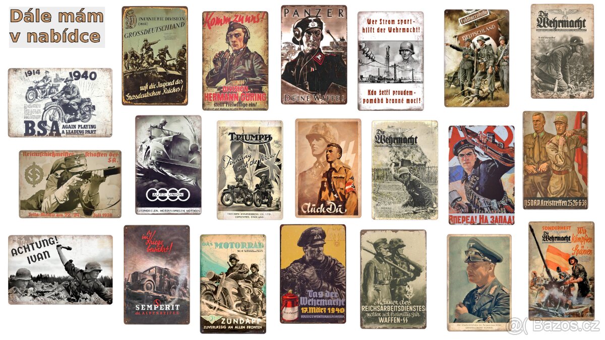 plechová cedule: Berlín 1945 - 8