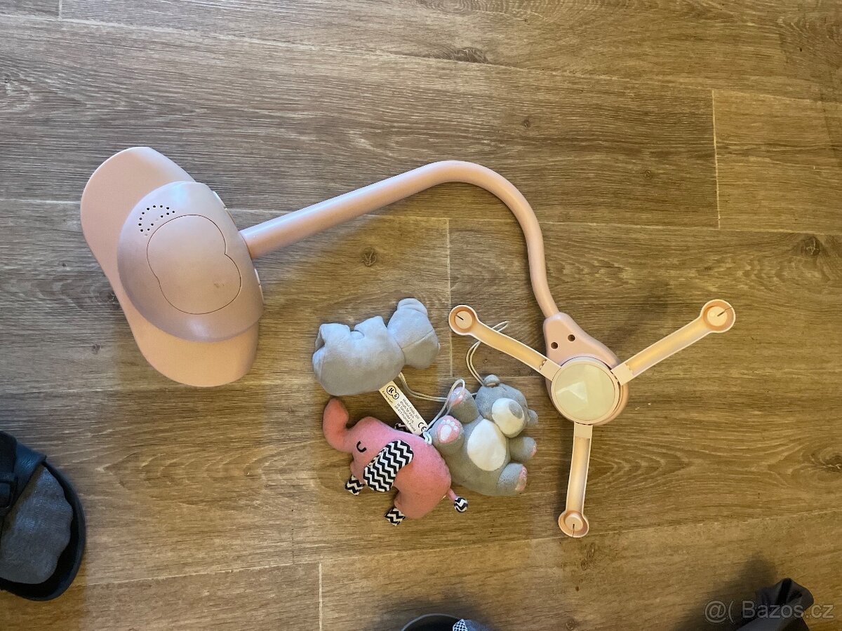 Kinderkraft postýlka cestovní Joy pink s doplňky - 8