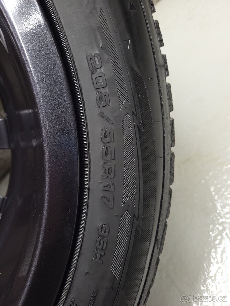 17" Originál BMW F70 F74 Styling 967 5x112 NOVÁ ZIMNÍ SADA - 8