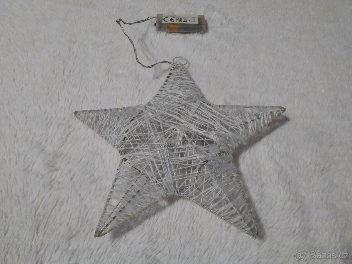 LED Svítící vánoční hvězda - 8