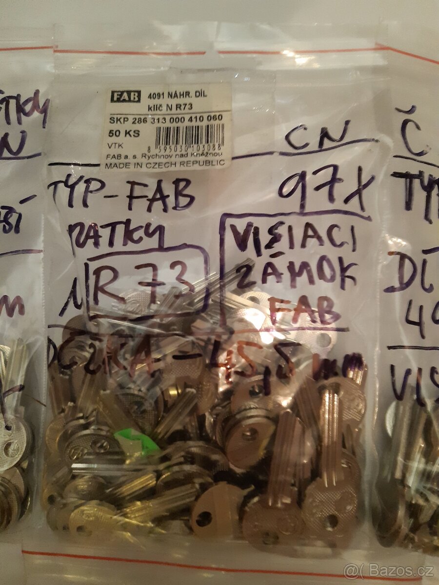 Kliče surové do zámku-polotovar - 8