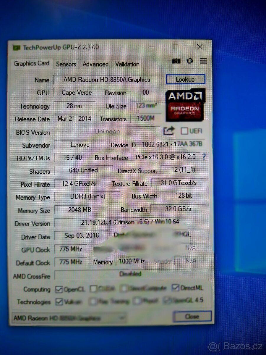 All In One Lenovo IdeaCentre B550 -i5 - 8