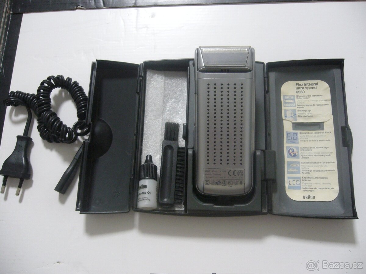 HOLÍCÍ STROJEK BRAUN FLEX INTEGRAL 6550 ULTRA SPEED - 8