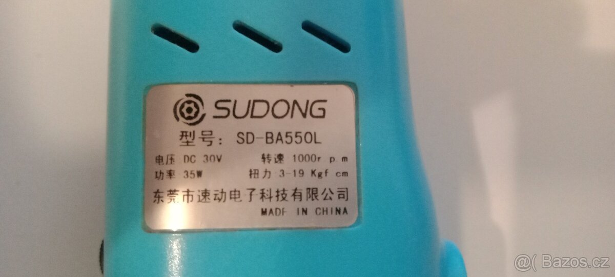 Elektrický profesionální šroubovák Sudong SD-BA550L - 8