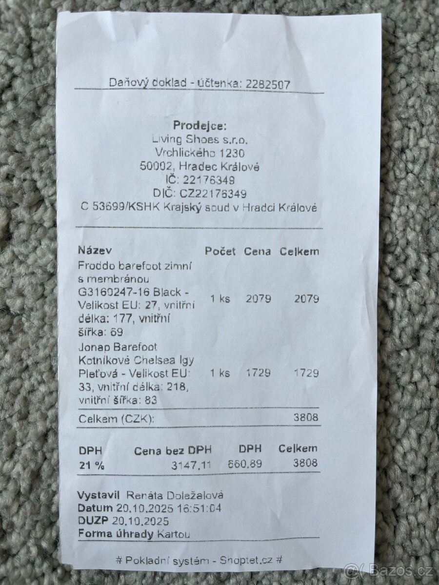 Dětské barefoot zimní boty Jonap, vel. 33 - NOVÉ - 8