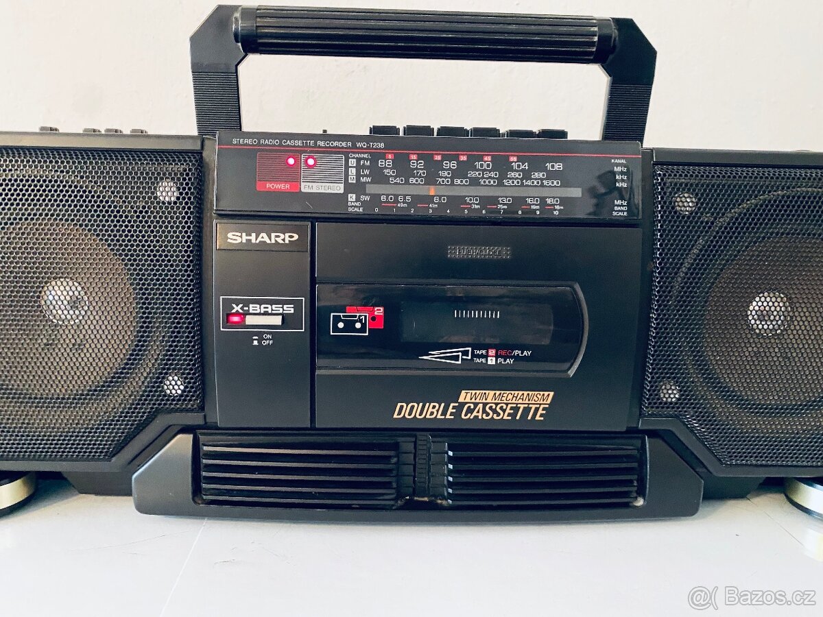 Radiomagnetofon Sharp WQ T238H, rok 1988 - 8