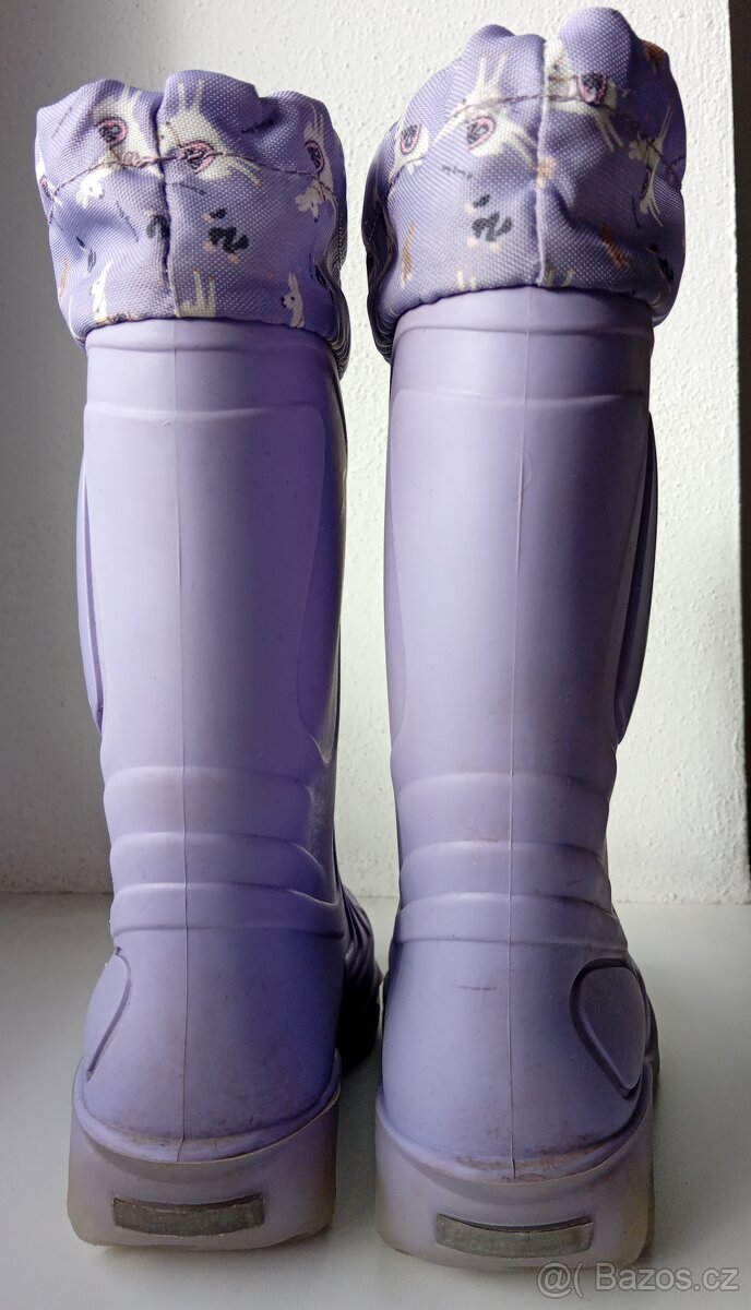 Blikající gumáky vel. 24/25 - 8