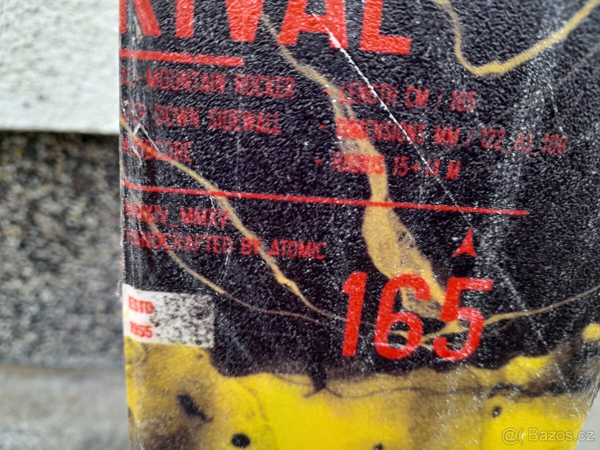 Lyže atomic rival 165 cm - 8
