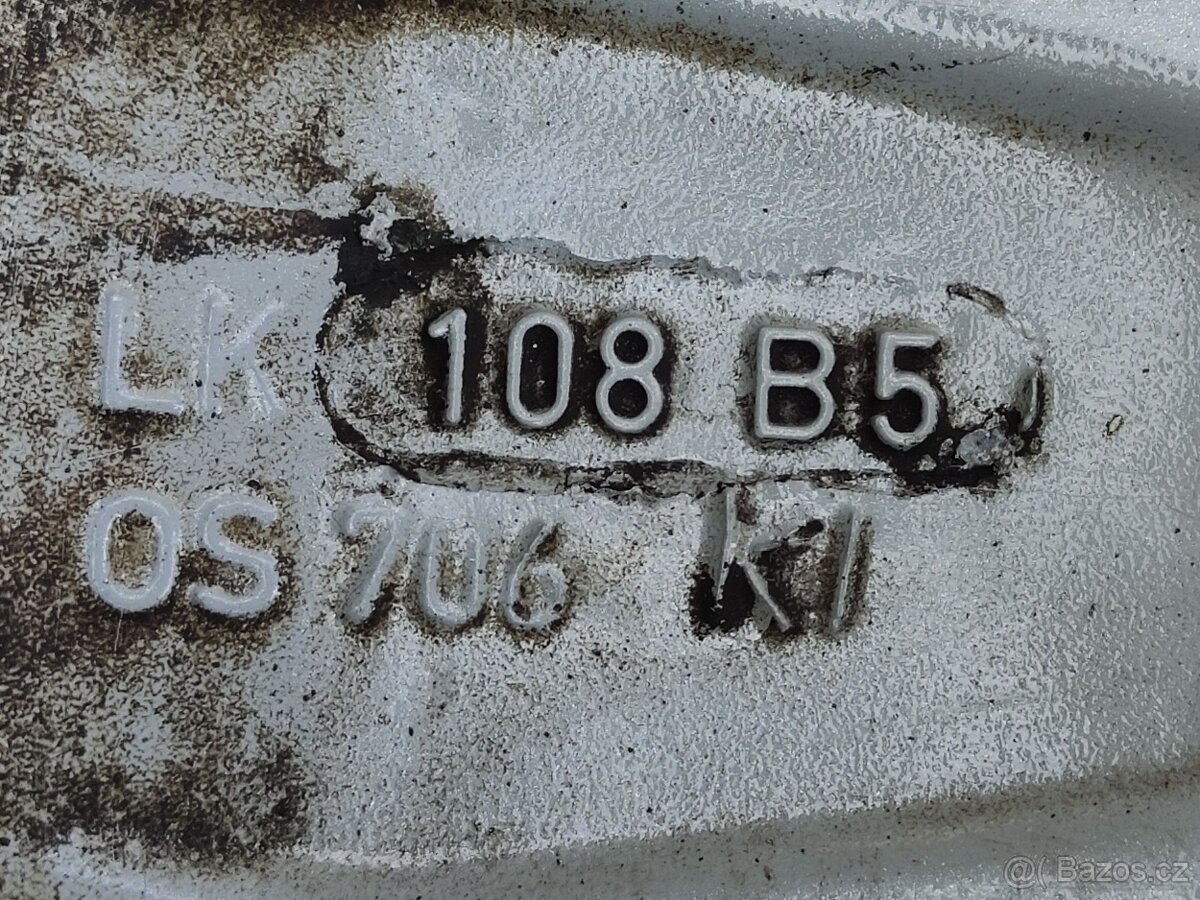 ALU LITÁ KOLA 16" RIAL GERMANY FORD 5 x108mm - 8