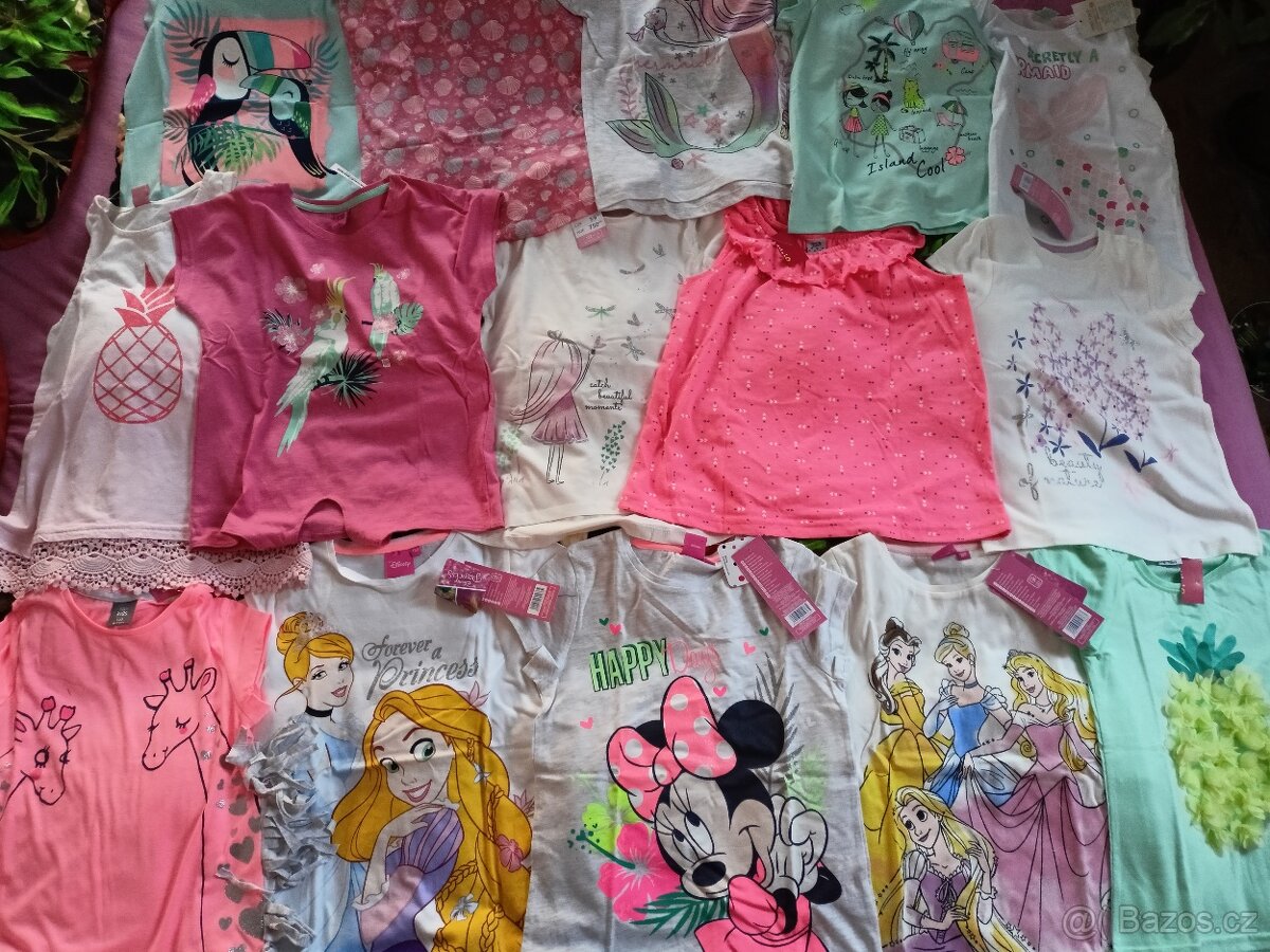 Set nové trička, 15 ks, 122, 128 - 8