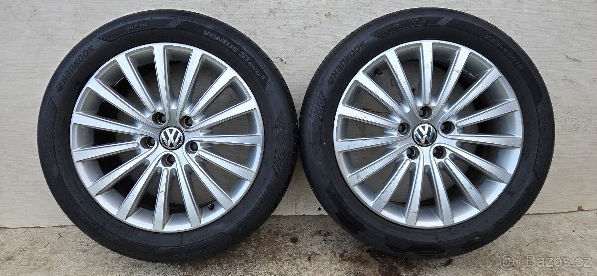 VW Canberra 18" 5x120, letní 255/45R18 (T5 T6 T6.1) - 8