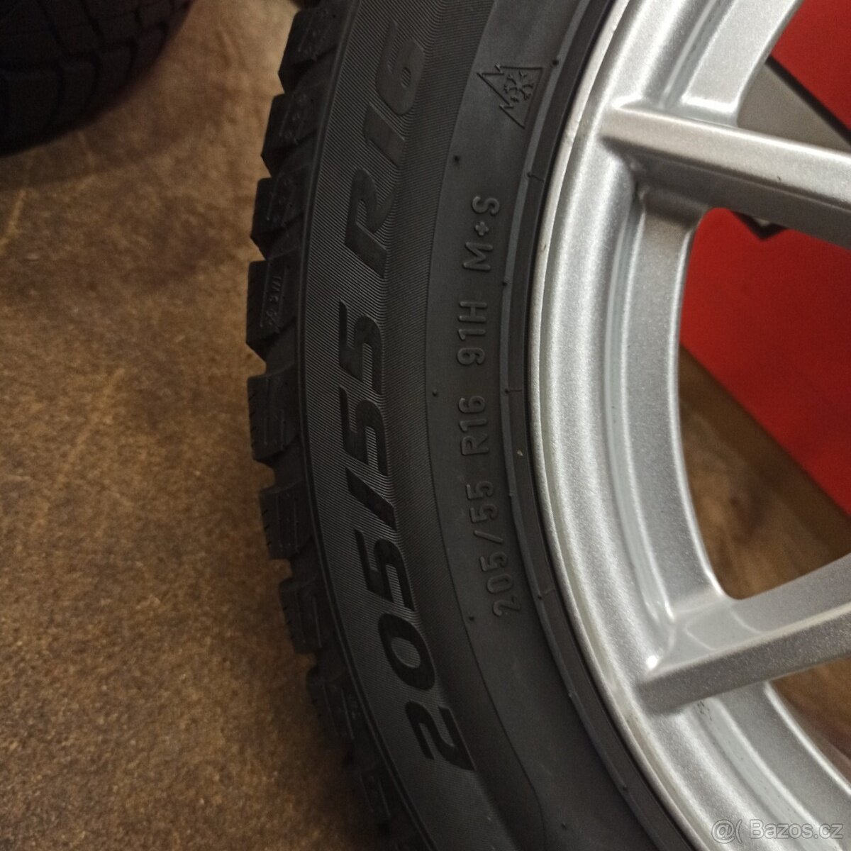 ALU kola Mercedes A,B,CLA ET49 zimní pneu205/55R16 - 8