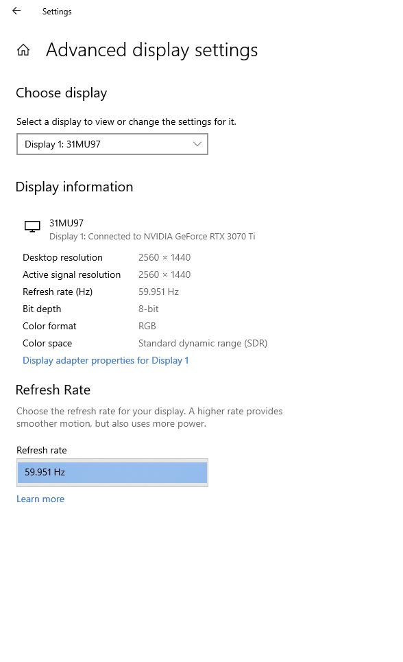 4K 60Hz IPS monitor, 4096x2160 – LG 31MU97-B - 8