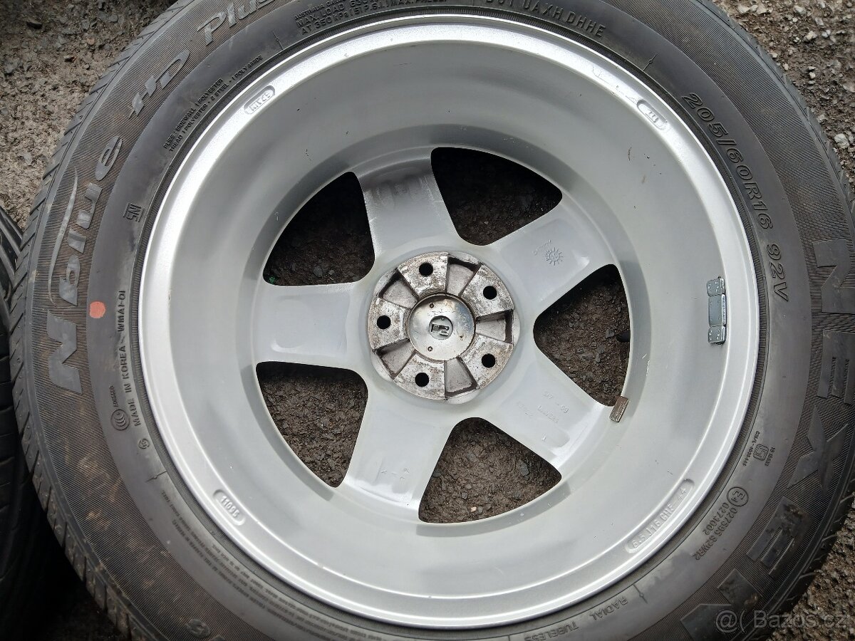 P- Sada Orig ALU kol Peugeot 205/60R16 letní - 8