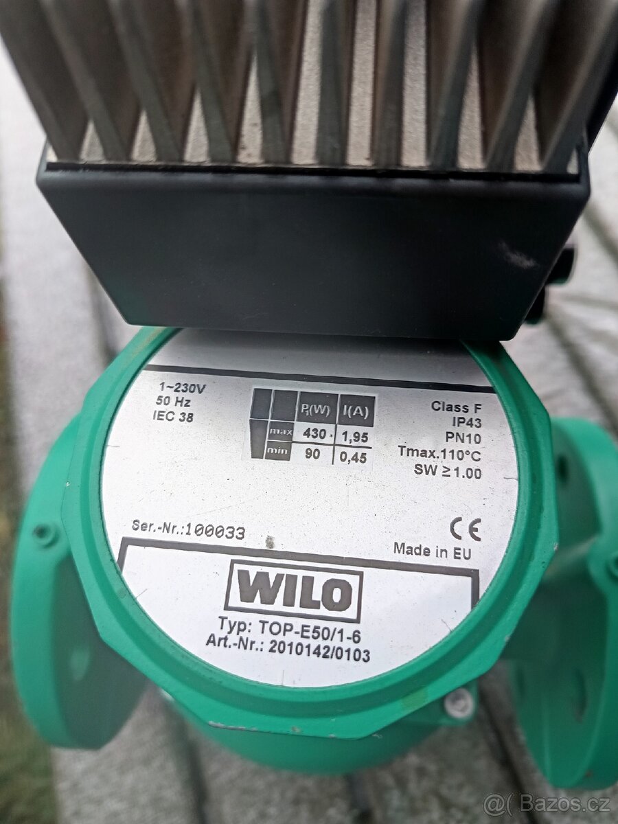Oběhové čerpadlo Wilo - 8