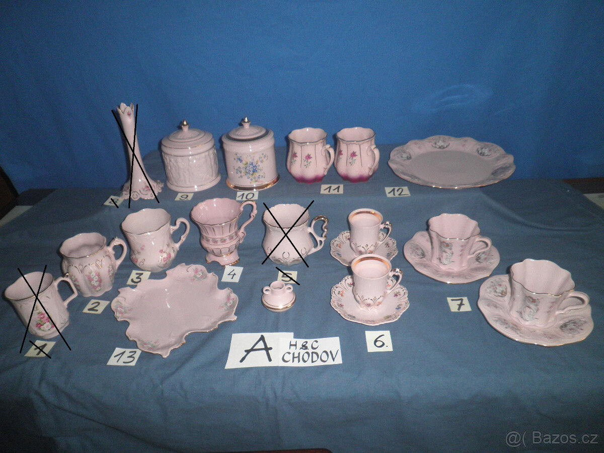 Růžový porcelán - 8