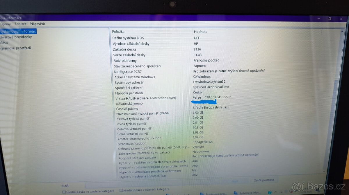 Notebook HP15-ac617 - 8