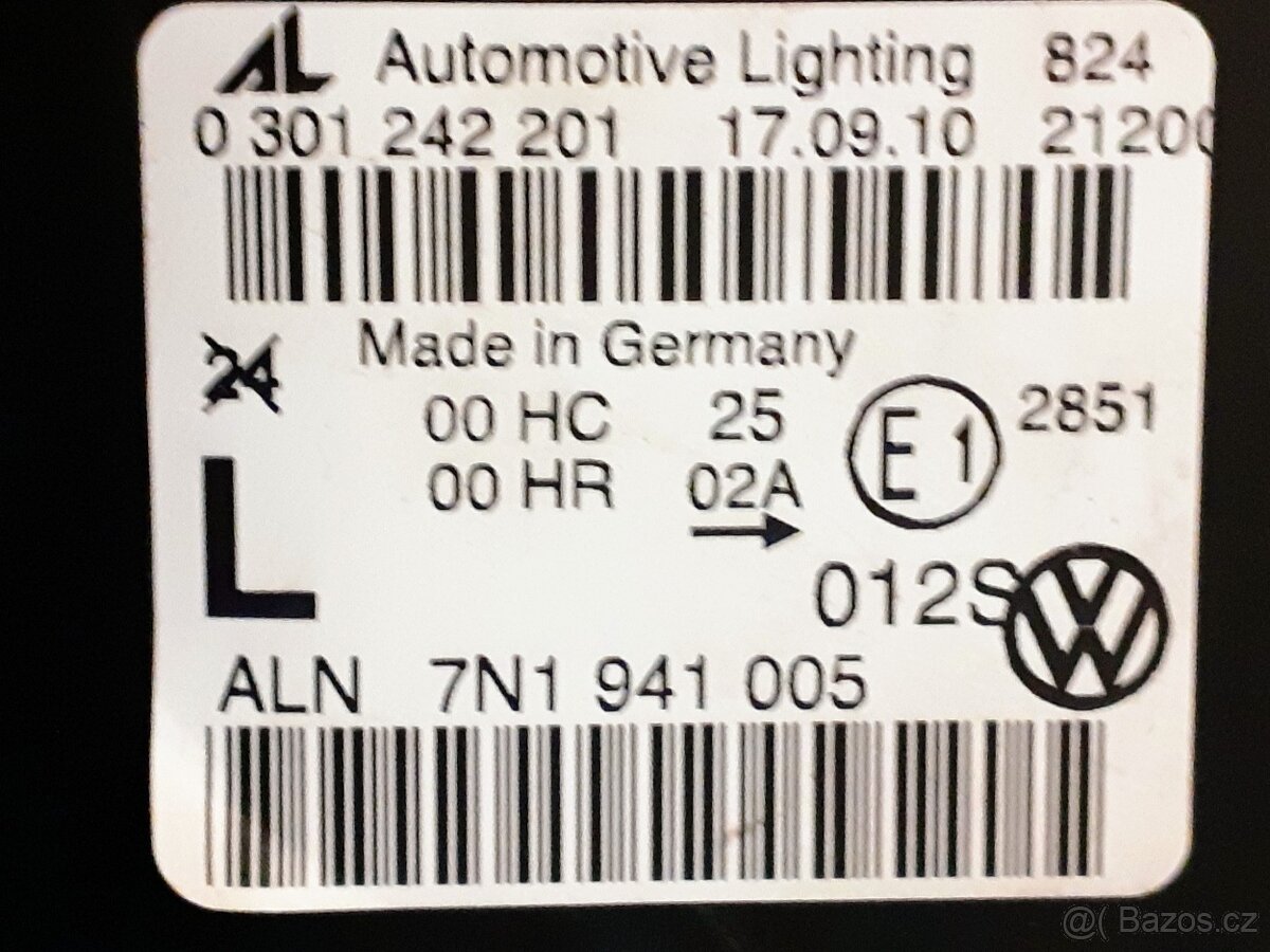 Levé přední světlo Vw Golf Sportsvan 517941005A - 8