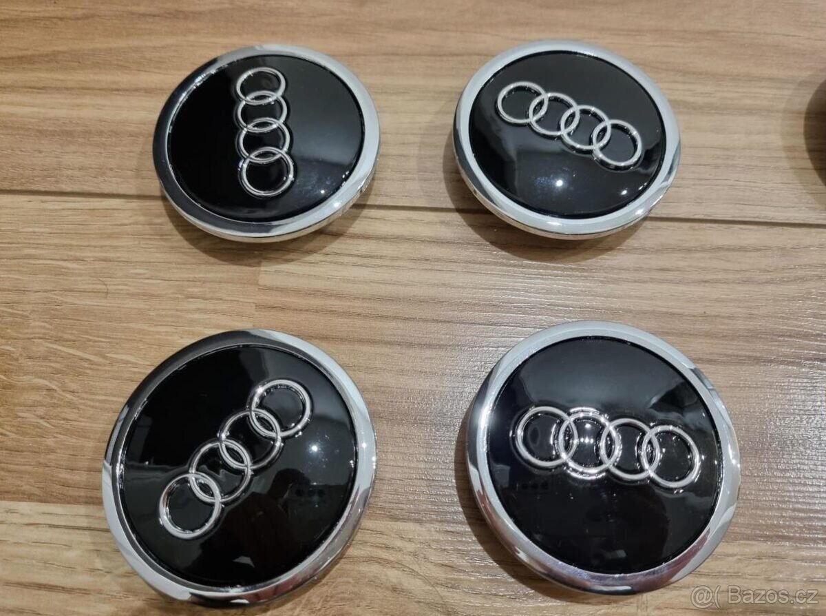 Poklicky AUDI hviezdice kryty stredu disku kol - 8