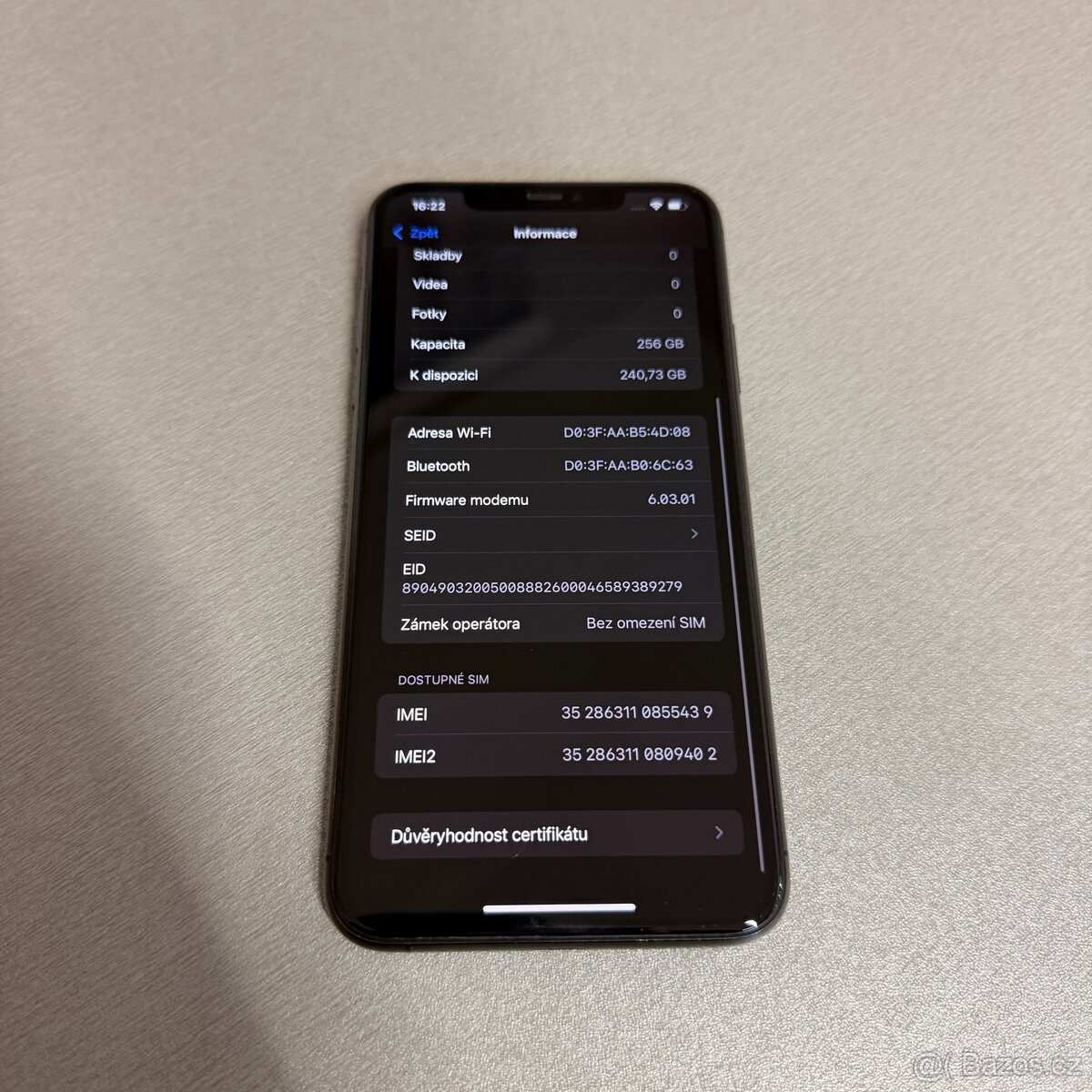 iPhone 11 Pro Max 256GB, 100% baterie, rok záruka - 8