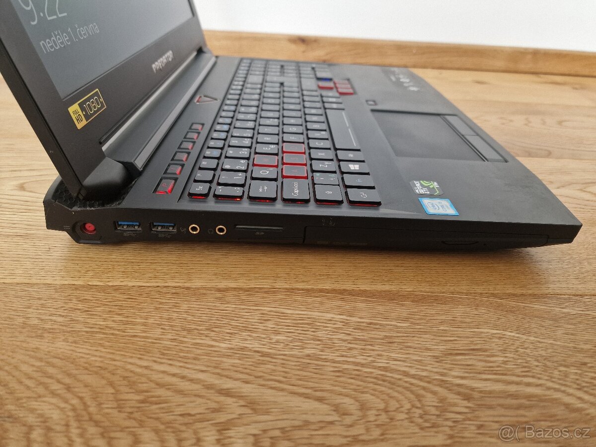 15,"  ACER PREDATOR i5-6300HQ_16GB,GTX 970m - 8
