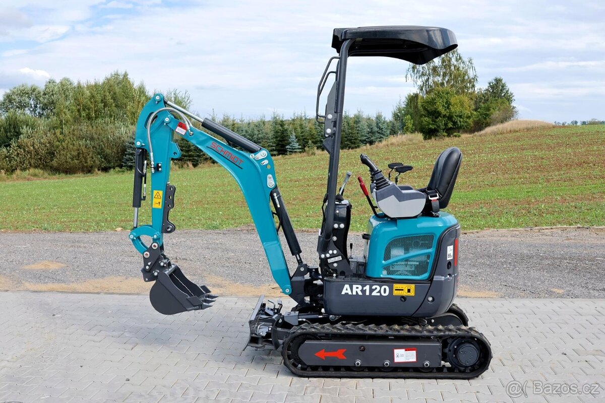 bagr, minibagr, motor Kubota - 8