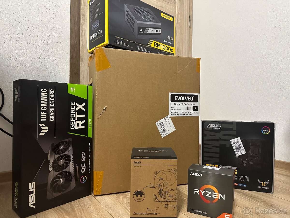 Herni pc Ryzen / 24gb ram ddr4 / rtx 3070 / zaruka - 8