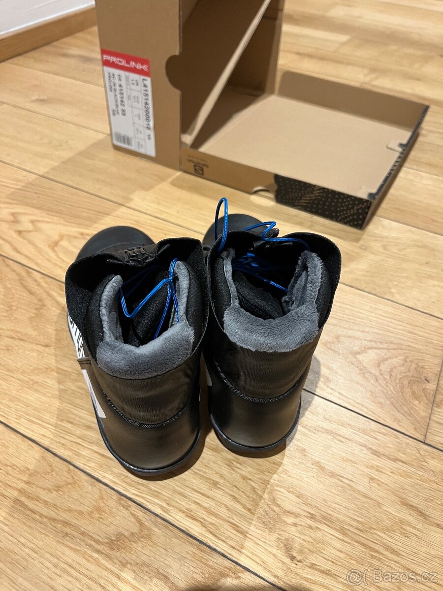 Detske bezecke boty Fischer Prolink JN Black/BLue 33.5 - 8