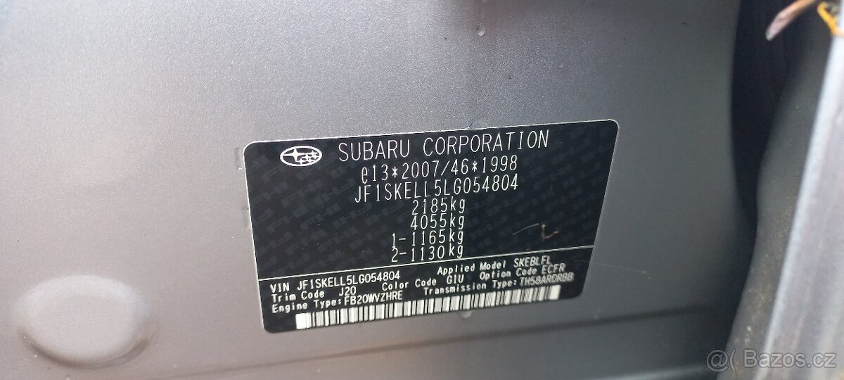 Subaru Forester E-Boxer- náhradní díly - 8