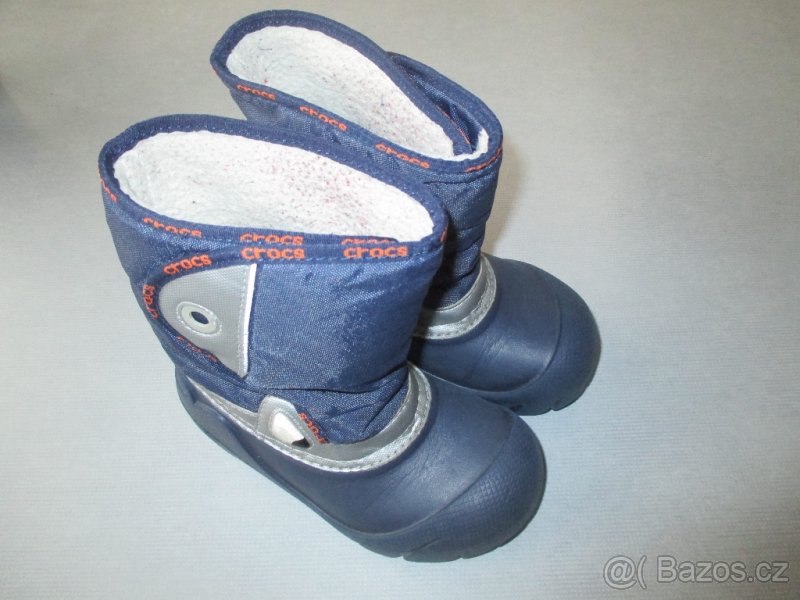 Holínky-gumáky-sněhule CROCS KID Flury naevy C10/11 a C12/13 - 8