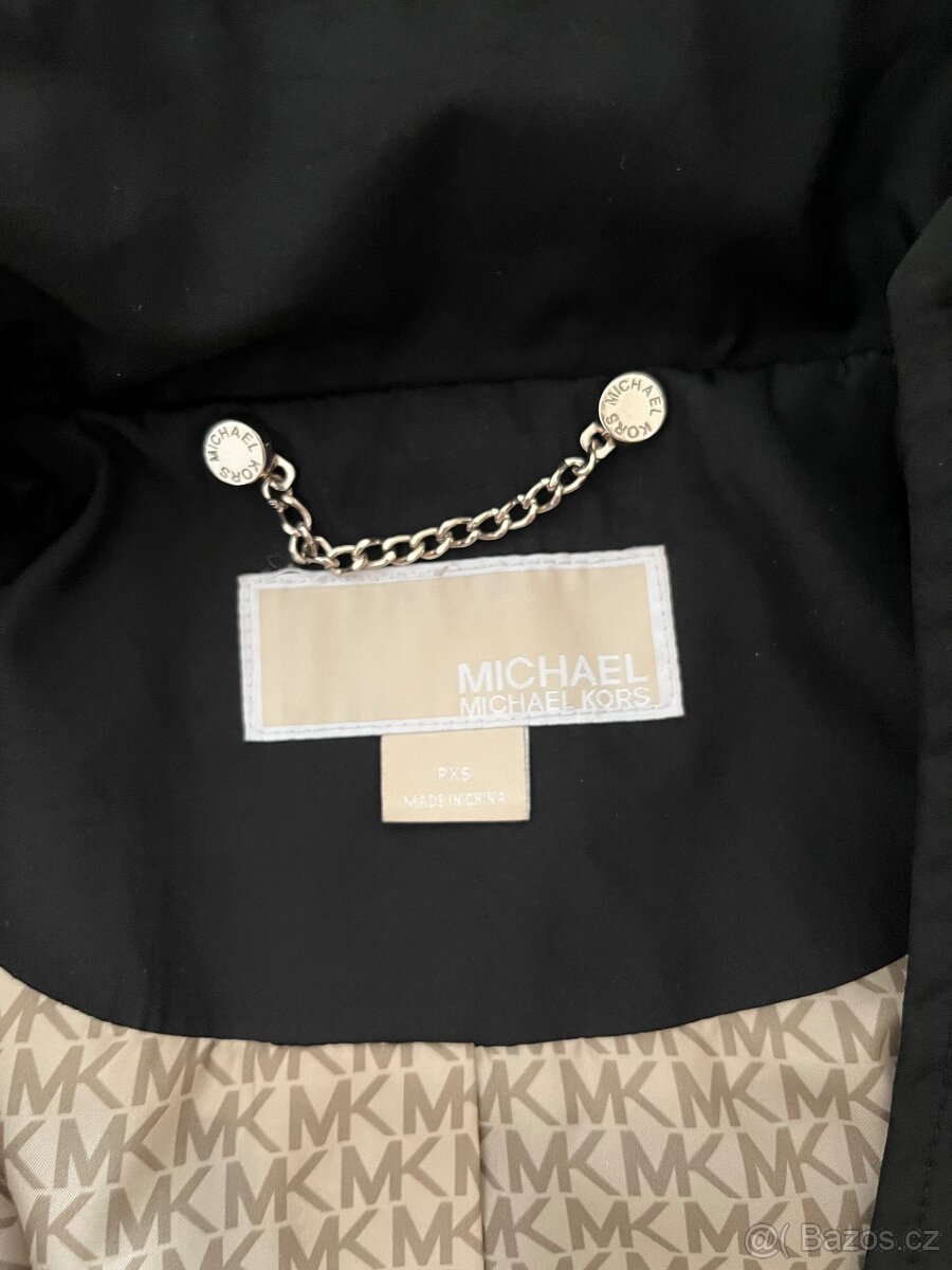 Černá softshellová parka bunda Michael Kors - 8