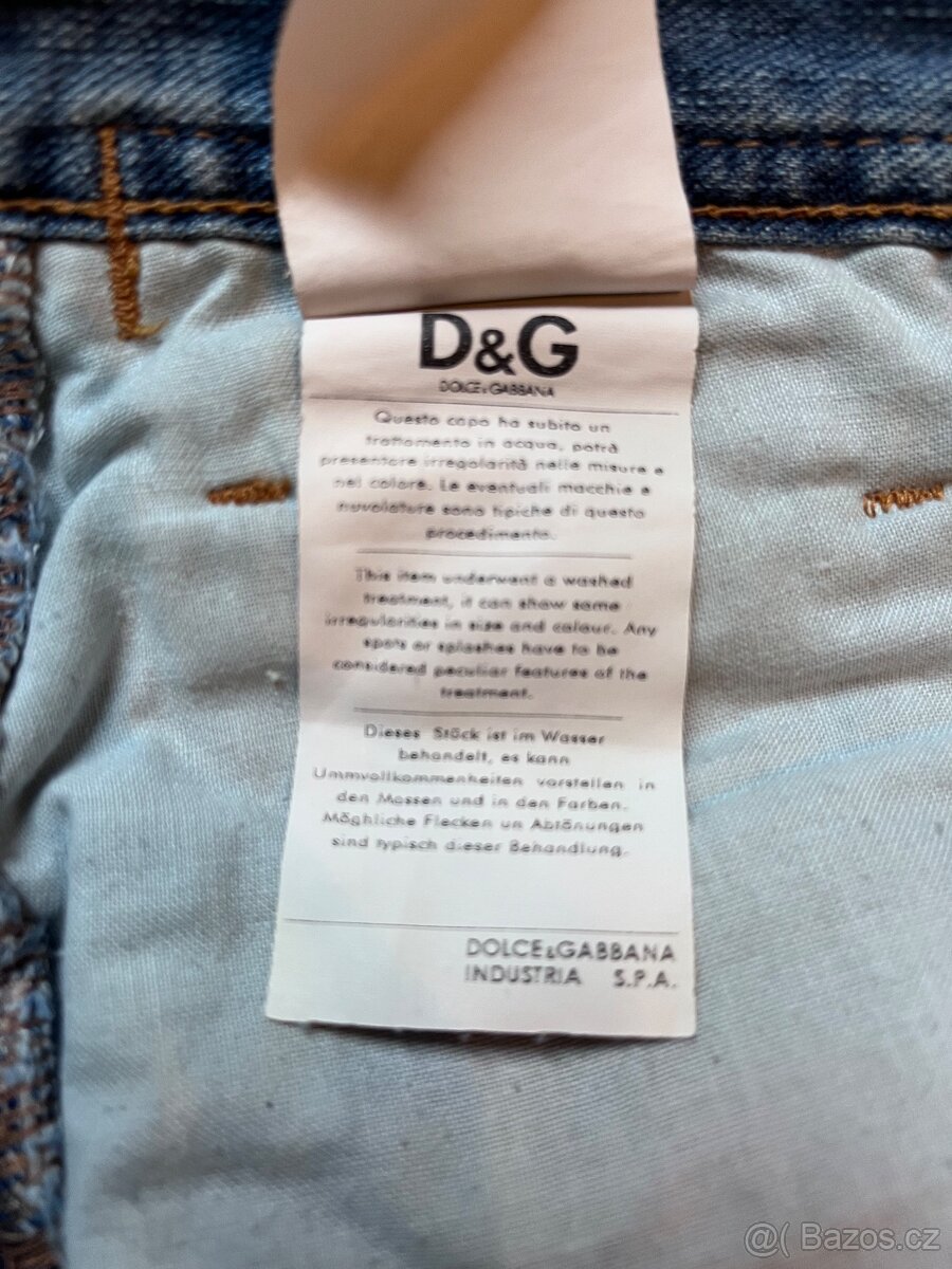 Pánské džíny D&G DOLCE&GABBANA vel. 34 - 8