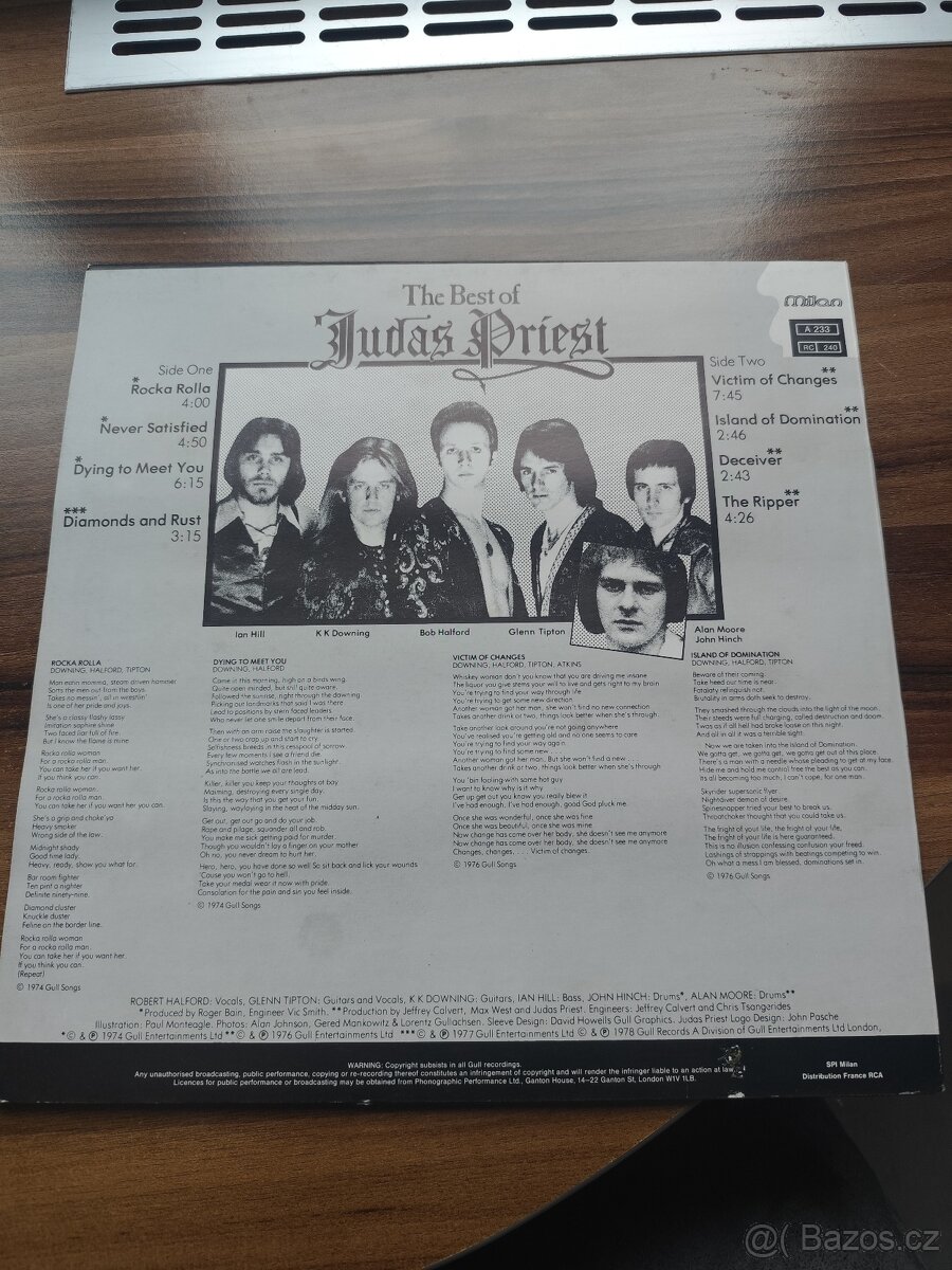 Vinyl Uriah Heep a Judas Priest - 8