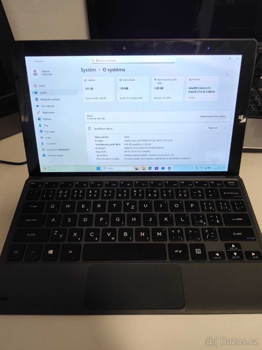 UMAX VisionBook 12WR Tab – Tablet a notebook v jednom (2v1) - 8