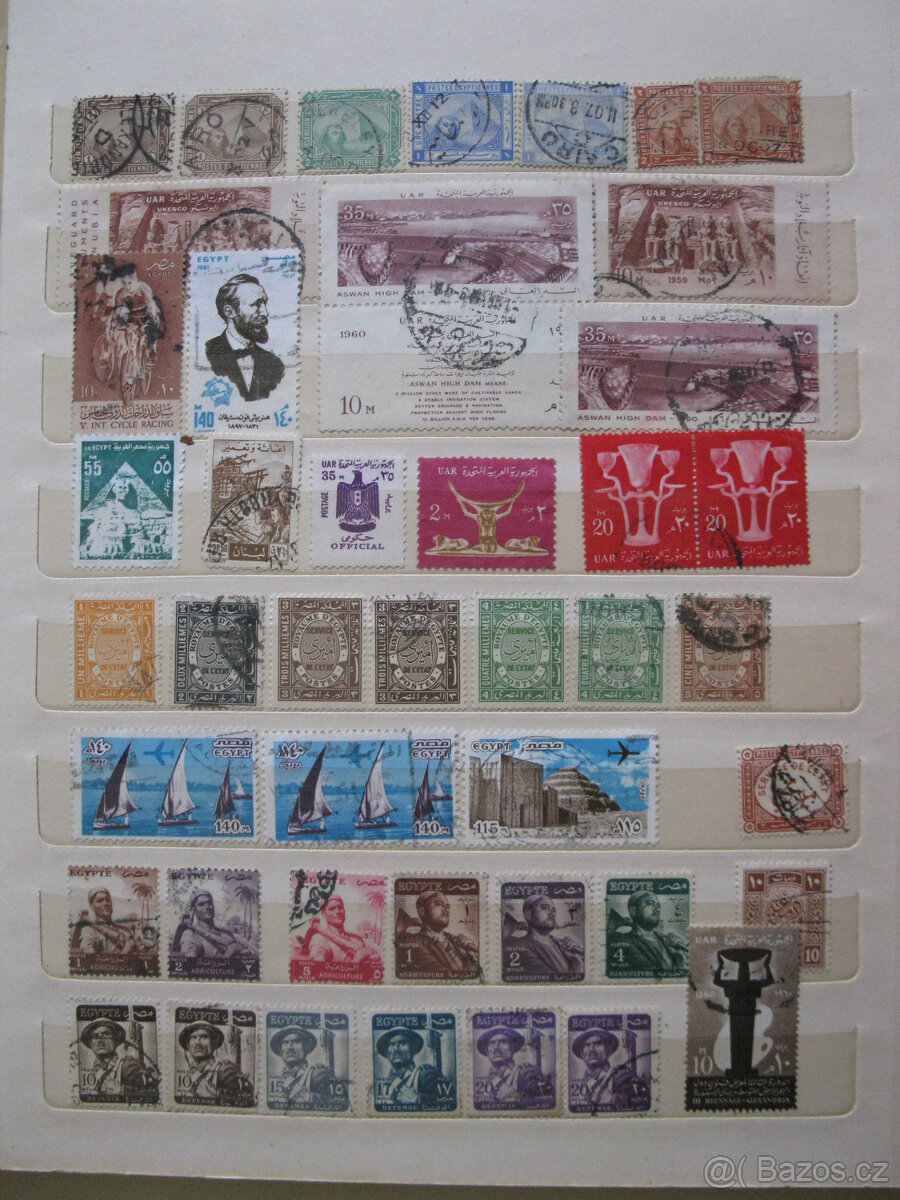 Album známky Afrika , Pérové desky s listy Slovensko . - 8