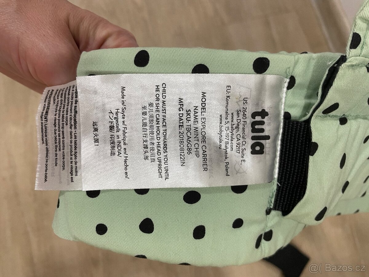 Nosítko Tula Baby Explore Mint Chip - 8