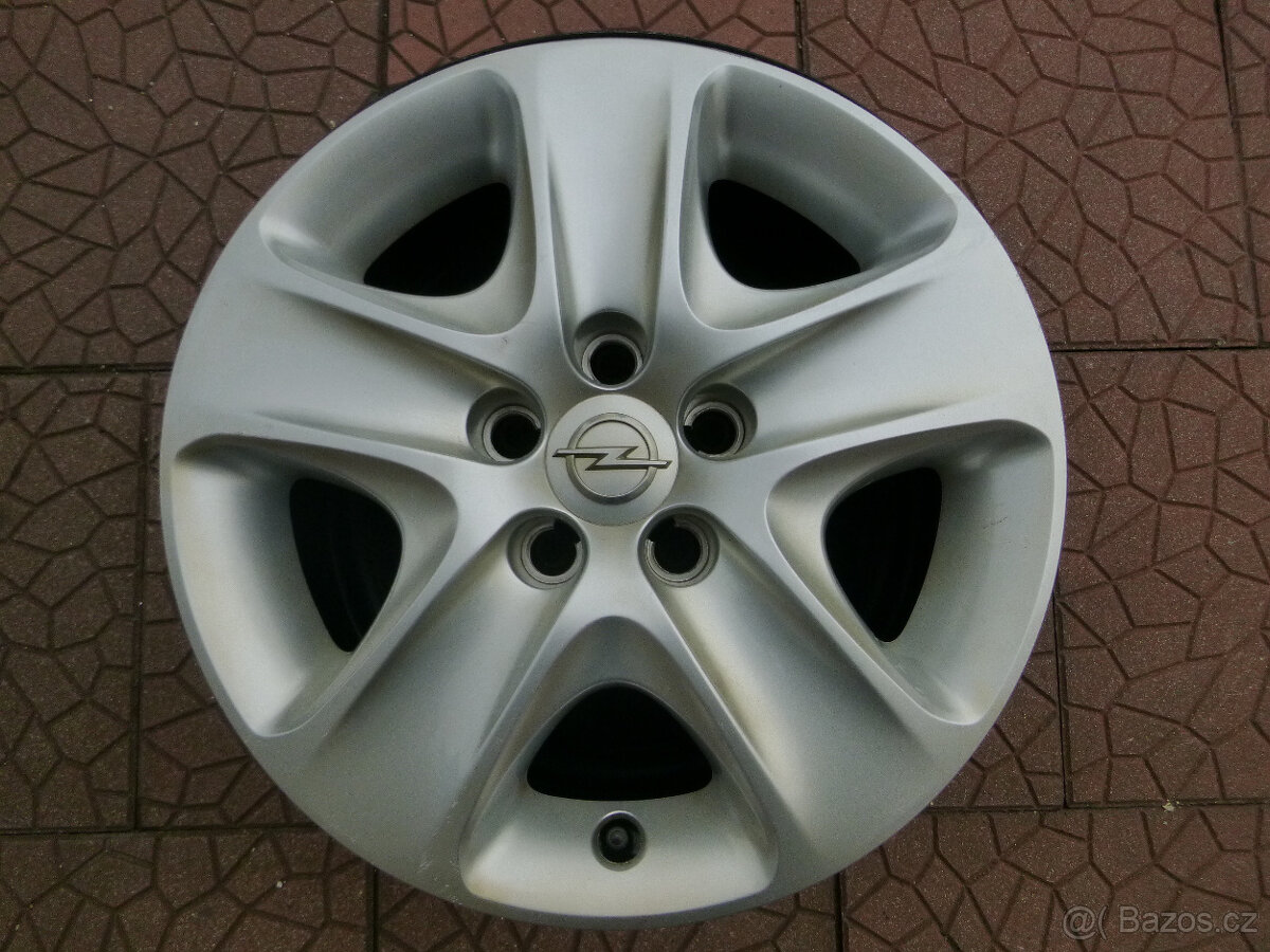 Plechové disky sada - originál Opel GM 5x110 6,5Jx16 ET39 - 8