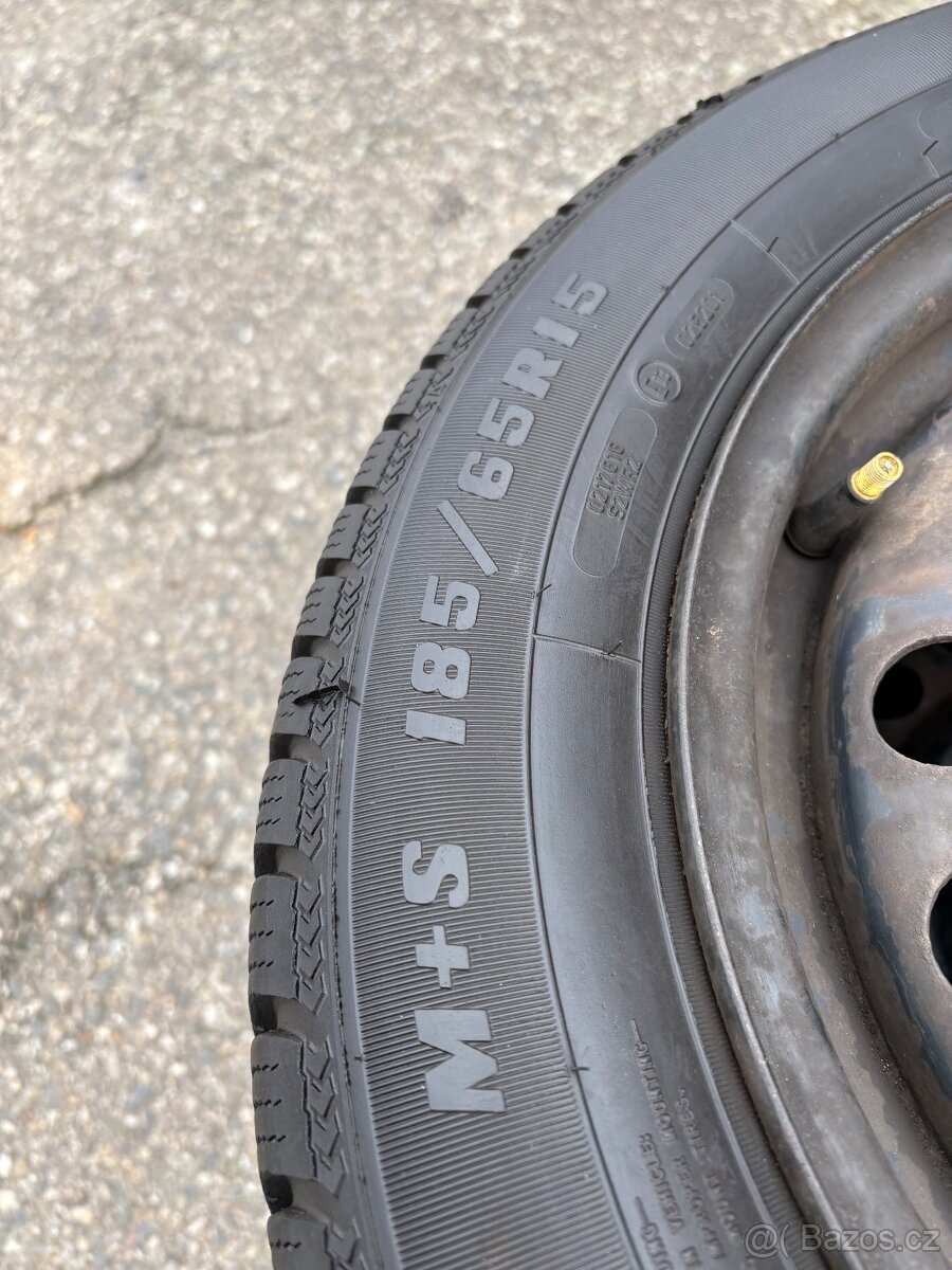 Zimní kola 5x110 185/65r15 - 8