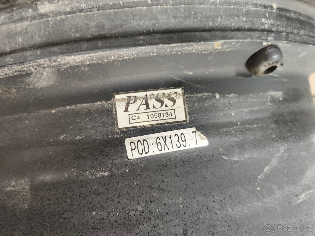 ALU disky 17 ". 6x139.7 - 8