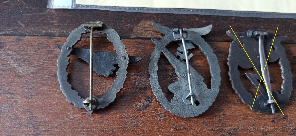 Německo bojové, válečné odznaky. - 8