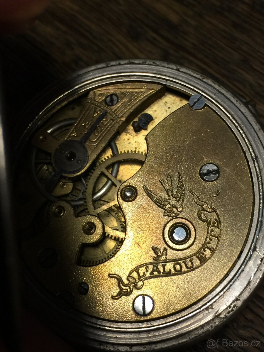 kapesní hodinky funkční rybářské - L'alouette - 8