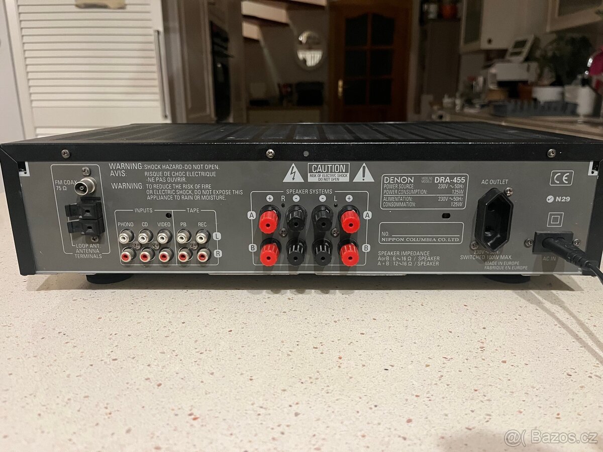 DENON DRA-455 stereo receiver - 8